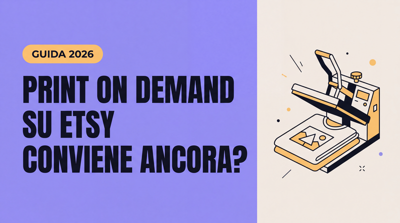 Print on demand su Etsy: conviene ancora nel 2026? La risposta in numeri