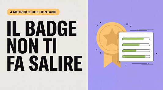 Star Seller Etsy: il badge non ti fa salire, queste 4 metriche di servizio clienti sì