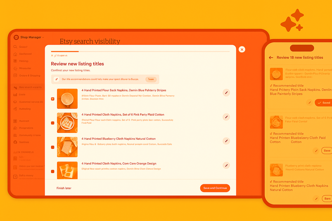 Titoli su Etsy: le nuove regole spiegate semplice (e come applicarle oggi)