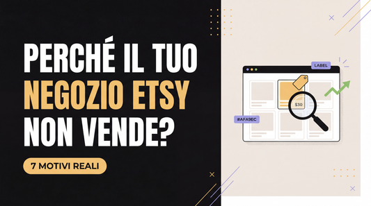 Perché il mio negozio Etsy non vende? 7 motivi reali (e come risolverli)