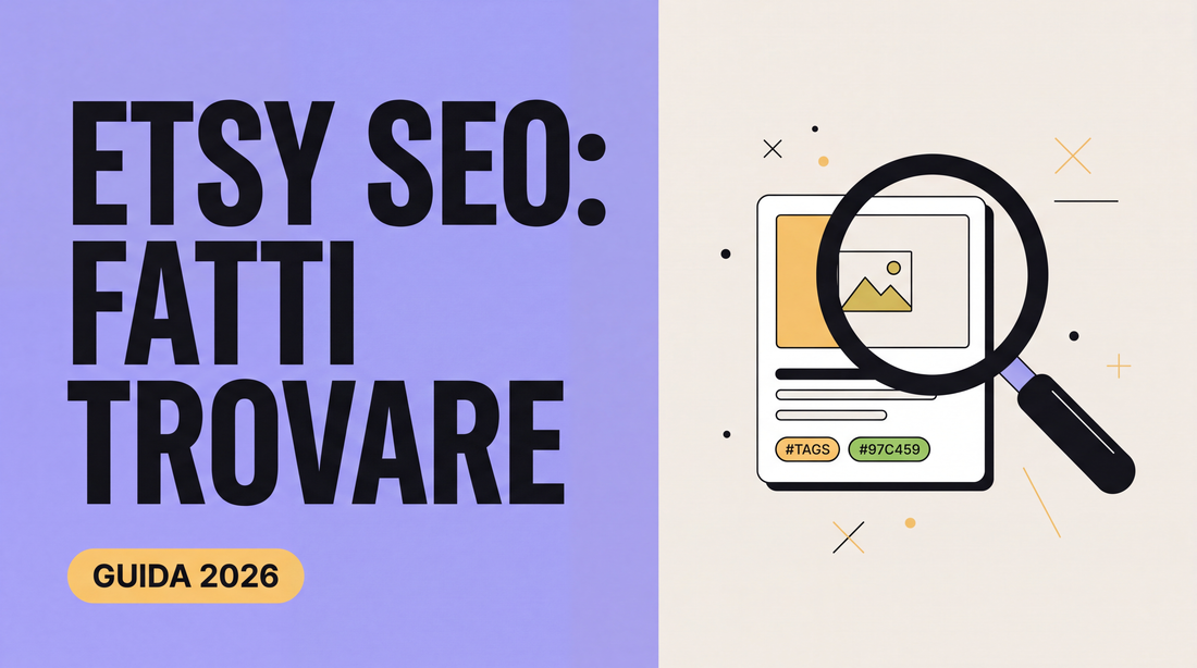 Etsy SEO: come far trovare le tue inserzioni (il metodo 2026)