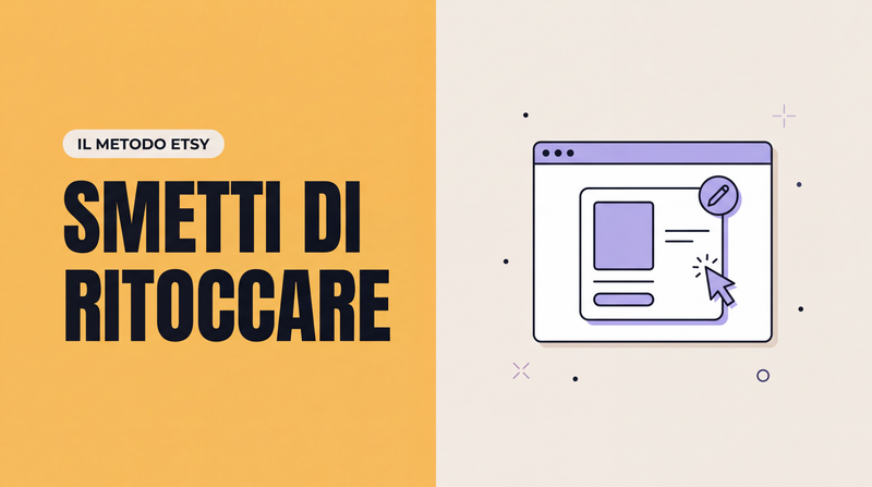 Modificare le inserzioni su Etsy: quando serve davvero